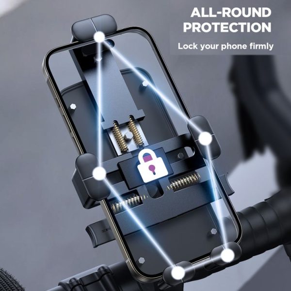 JOYROOM JR-OK7 Mechanical Bike Phone Mount (Black) - Image 5