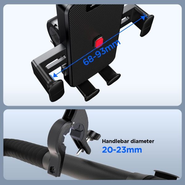 JOYROOM JR-OK7 Mechanical Bike Phone Mount (Black) - Image 6