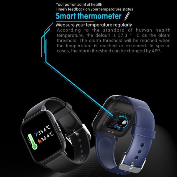 QS16 Pro 1.83 inch BT5.0 Smart Sport Watch, Support Bluetooth Call / Sleep / Blood Oxygen / Temperature / Heart Rate / Blood Pressure Health Monitor (White) - Image 5