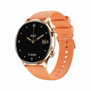 QS40 1.39 inch BT5.2 Smart Sport Watch, Support Bluetooth Call / Sleep / Blood Oxygen / Temperature / Heart Rate / Blood Pressure Health Monitor (Orange)