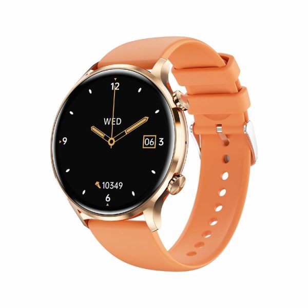 QS40 1.39 inch BT5.2 Smart Sport Watch, Support Bluetooth Call / Sleep / Blood Oxygen / Temperature / Heart Rate / Blood Pressure Health Monitor (Orange)