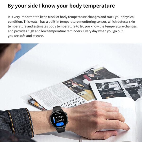 QS40 1.39 inch BT5.2 Smart Sport Watch, Support Bluetooth Call / Sleep / Blood Oxygen / Temperature / Heart Rate / Blood Pressure Health Monitor (Orange) - Image 11
