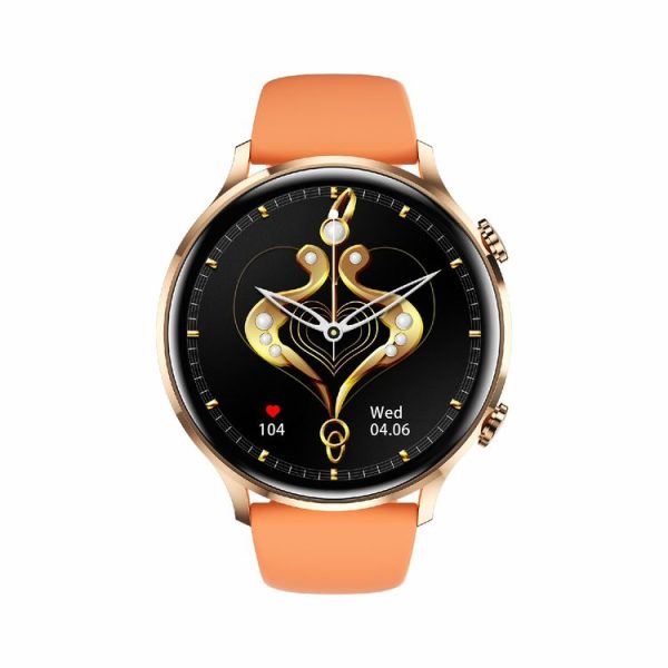 QS40 1.39 inch BT5.2 Smart Sport Watch, Support Bluetooth Call / Sleep / Blood Oxygen / Temperature / Heart Rate / Blood Pressure Health Monitor (Orange) - Image 2