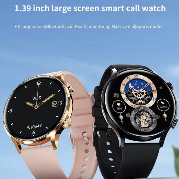 QS40 1.39 inch BT5.2 Smart Sport Watch, Support Bluetooth Call / Sleep / Blood Oxygen / Temperature / Heart Rate / Blood Pressure Health Monitor (Orange) - Image 4