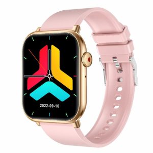 QX9 1.96 inch BT5.2 Smart Sport Watch, Support Bluetooth Call / Sleep / Blood Oxygen / Heart Rate / Blood Pressure Health Monitor (Pink)