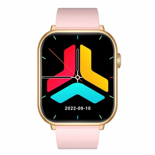 QX9 1.96 inch BT5.2 Smart Sport Watch, Support Bluetooth Call / Sleep / Blood Oxygen / Heart Rate / Blood Pressure Health Monitor (Pink) - Image 2