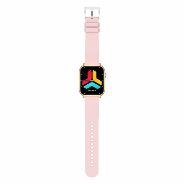 QX9 1.96 inch BT5.2 Smart Sport Watch, Support Bluetooth Call / Sleep / Blood Oxygen / Heart Rate / Blood Pressure Health Monitor (Pink) - Image 3