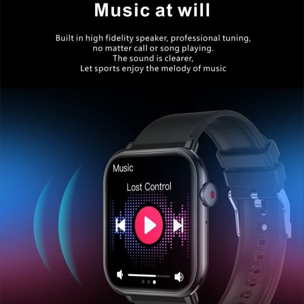 QX9 1.96 inch BT5.2 Smart Sport Watch, Support Bluetooth Call / Sleep / Blood Oxygen / Heart Rate / Blood Pressure Health Monitor (Pink) - Image 6