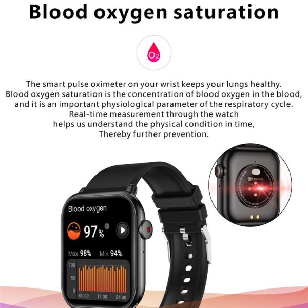 QX9 1.96 inch BT5.2 Smart Sport Watch, Support Bluetooth Call / Sleep / Blood Oxygen / Heart Rate / Blood Pressure Health Monitor (Pink) - Image 9