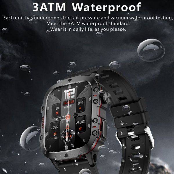 QX11 1.96 inch BT5.2 Smart Sport Watch, Support Bluetooth Call / Sleep / Blood Oxygen / Heart Rate / Blood Pressure Health Monitor (Black) - Image 11