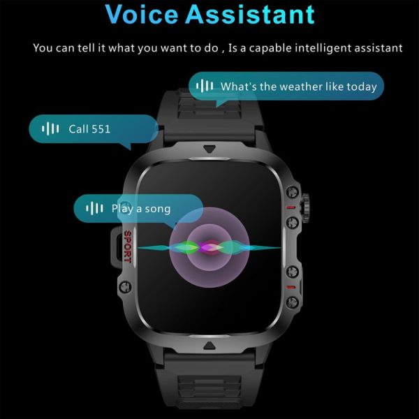 QX11 1.96 inch BT5.2 Smart Sport Watch, Support Bluetooth Call / Sleep / Blood Oxygen / Heart Rate / Blood Pressure Health Monitor (Black) - Image 13
