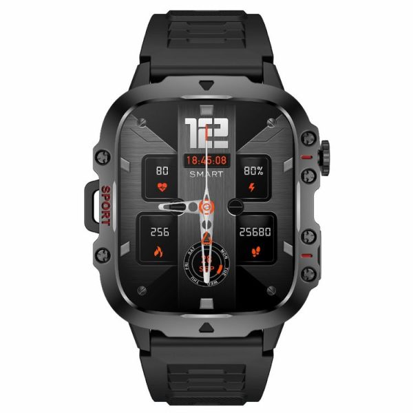 QX11 1.96 inch BT5.2 Smart Sport Watch, Support Bluetooth Call / Sleep / Blood Oxygen / Heart Rate / Blood Pressure Health Monitor (Black) - Image 2