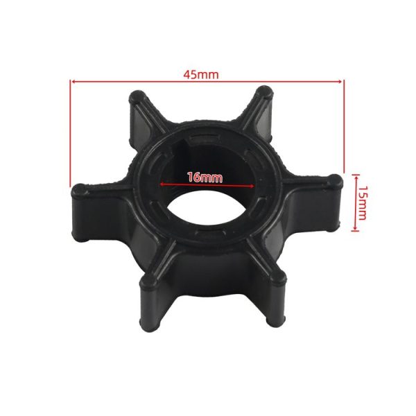 Honda Outboard Pump Impeller 06192-ZW9-A30 (Black) - Image 4