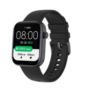 P43 1.8 inch TFT Screen Bluetooth Smart Watch, Support Heart Rate Monitoring & 100+ Sports Modes (Black)