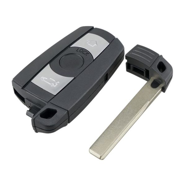 Car Key KR55WK49127 433.92Mhz for BMW CAS3 3-button (Black)