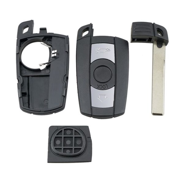 Car Key KR55WK49127 433.92Mhz for BMW CAS3 3-button (Black) - Image 6