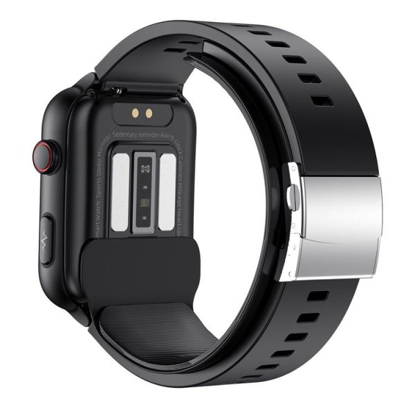 TK63 1.91 Inch Color Screen Air Pump Smart Watch, Supports Blood Pressure Monitoring / ECG (Black) - Image 3