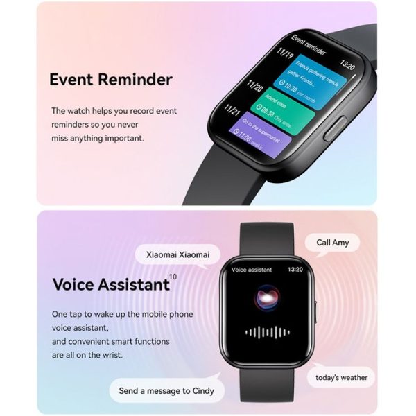 GTS6 1.69 inch Runmefit Pressure MET BT Call Smart Watch, Heart Rate / Blood Pressure / Body Temperature (Pink) - Image 12