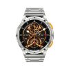 LEMFO AK59 1.43 inch AMLOED Round Screen Steel Strap Smart Watch (Silver) - Image 2