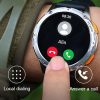 LEMFO AK59 1.43 inch AMLOED Round Screen Steel Strap Smart Watch (Silver) - Image 9