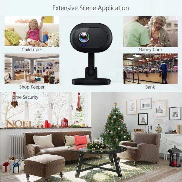 A25 Wireless WiFi Mini Night Vision Camera (Black) - Image 8