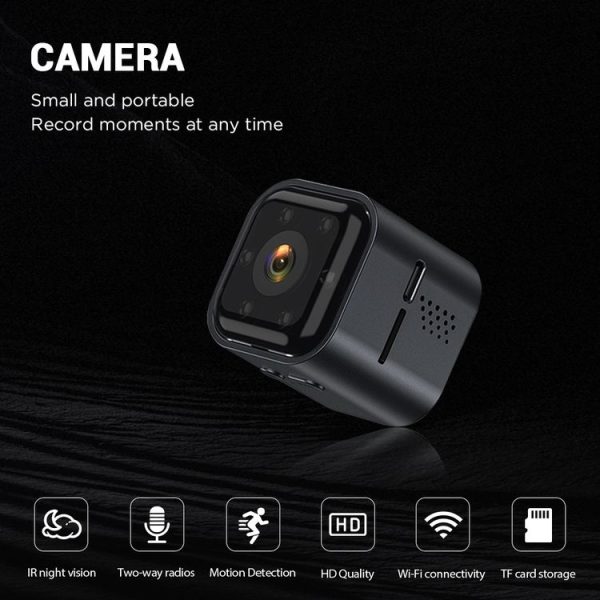 AS03 Outdoor HD Mini Infrared Night Vision Smart Camera (Black) - Image 5