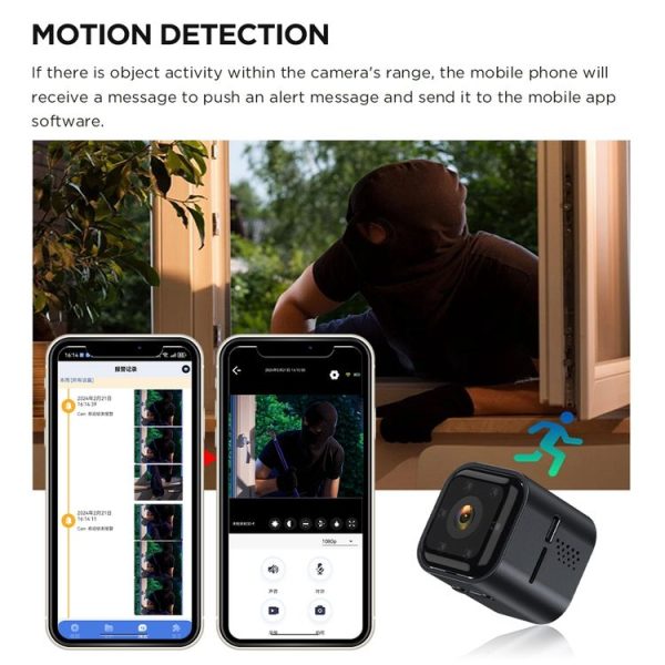 AS03 Outdoor HD Mini Infrared Night Vision Smart Camera (Black) - Image 6
