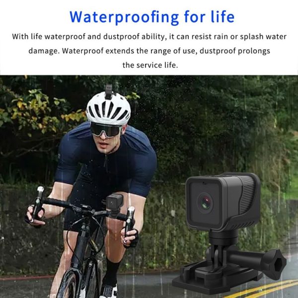 Z03 Mini DV 1080P Waterproof Action Camera with Ring Bracket Supports Infrared Night Vision (Black) - Image 5