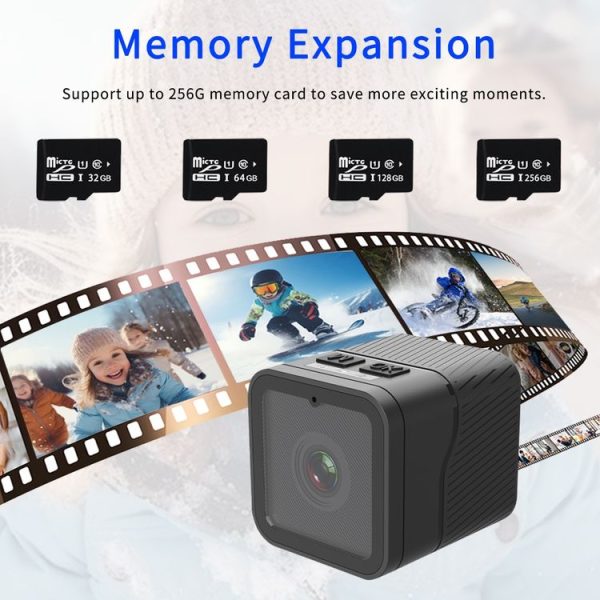 Z03 Mini DV 1080P Waterproof Action Camera with Ring Bracket Supports Infrared Night Vision (Black) - Image 7