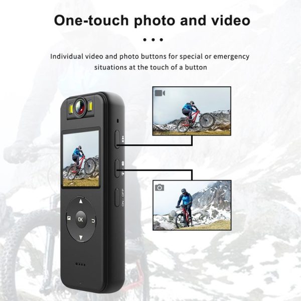 Z09 4K HD Clip-On Smart Video Recorder with Ring Stand (Black) - Image 5