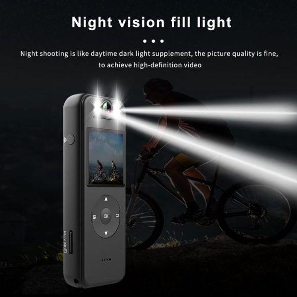 Z09 4K HD Clip-On Smart Video Recorder with Ring Stand (Black) - Image 7