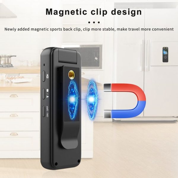 Z09 4K HD Clip-On Smart Video Recorder with Ring Stand (Black) - Image 8