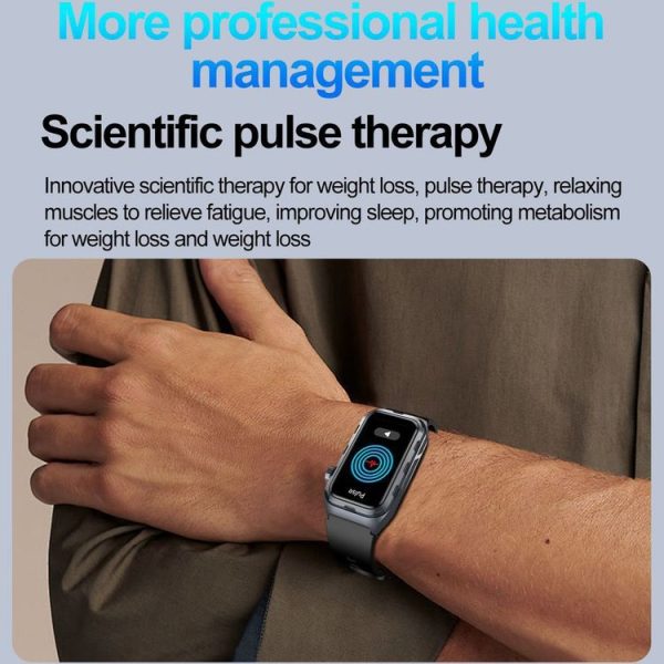 TK79 1.47 inch IP68 Waterproof Smart Watch, Support ECG / Blood Glucose / Blood Oxygen Monitoring / Uric Acid (Black) - Image 10
