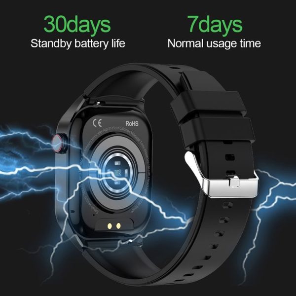 T98 2.04 inch IP68 Waterproof Bluetooth Call Smart Watch, Support Blood Oxygen Monitoring (Black) - Image 14