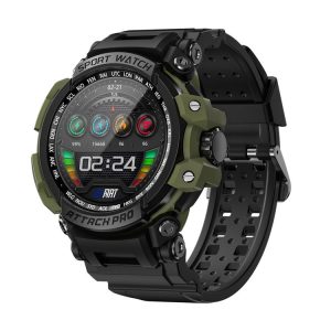 LOKMAT ATTACK Pro 1.32 inch BT5.1 Smart Sport Watch, Support Bluetooth Call / Sleep / Blood Oxygen / Heart Rate / Blood Pressure Health Monitor (Green)