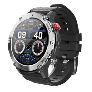 LEMFO LF26MAX 1.32 inch HD Round Screen Smart Watch Supports Bluetooth Calls (Silver)