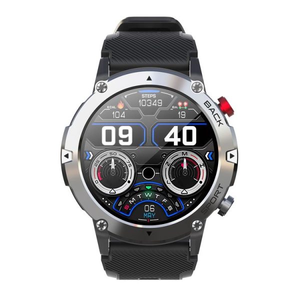 LEMFO LF26MAX 1.32 inch HD Round Screen Smart Watch Supports Bluetooth Calls (Silver) - Image 2