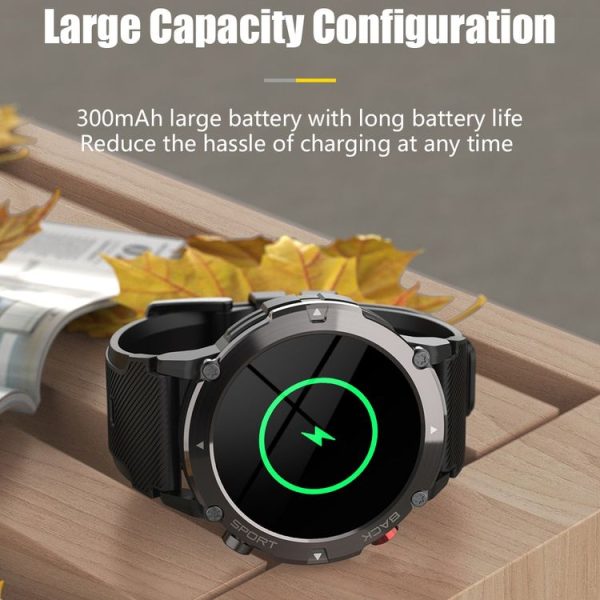 LEMFO LF26MAX 1.32 inch HD Round Screen Smart Watch Supports Bluetooth Calls (Silver) - Image 8