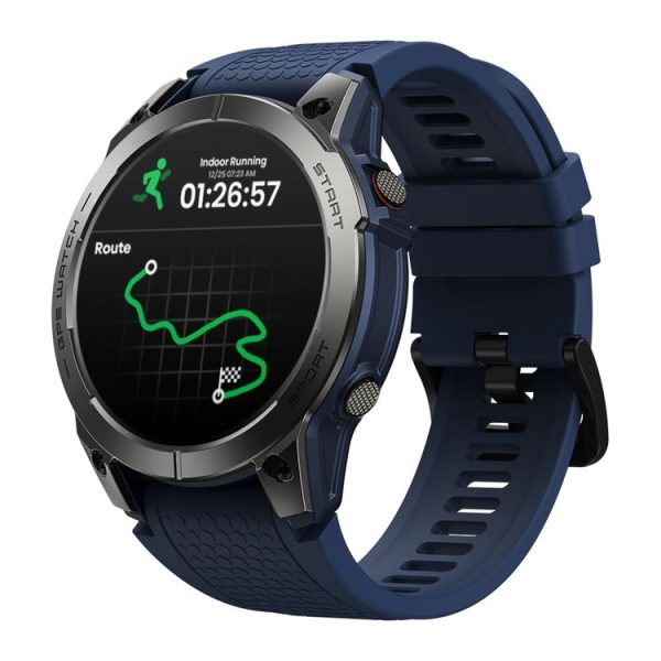 Zeblaze Stratos 3 Pro 1.43 inch AMOLED Screen Sports Smart Watch Support Bluetooth Call (Blue)