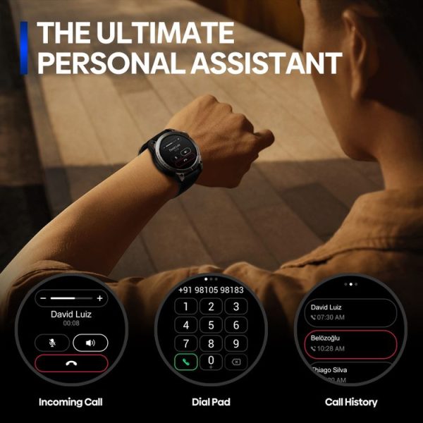 Zeblaze Stratos 3 Pro 1.43 inch AMOLED Screen Sports Smart Watch Support Bluetooth Call (Blue) - Image 10