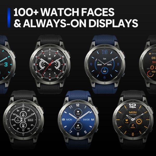 Zeblaze Stratos 3 Pro 1.43 inch AMOLED Screen Sports Smart Watch Support Bluetooth Call (Blue) - Image 11