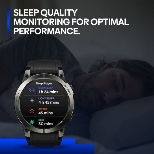 Zeblaze Stratos 3 Pro 1.43 inch AMOLED Screen Sports Smart Watch Support Bluetooth Call (Blue) - Image 14