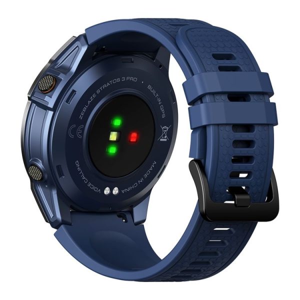 Zeblaze Stratos 3 Pro 1.43 inch AMOLED Screen Sports Smart Watch Support Bluetooth Call (Blue) - Image 3
