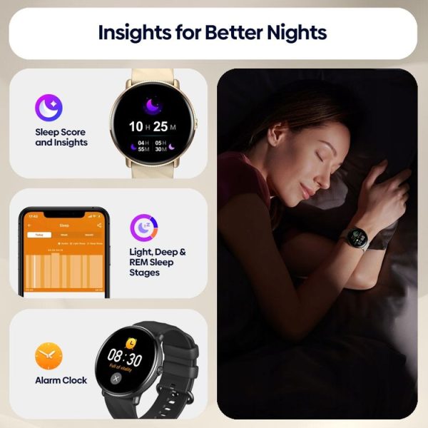 Zeblaze GTR 3 Pro 1.43 inch Screen Voice Calling Smart Watch, Support Heart Rate / Blood Pressure / Blood Oxygen (Black) - Image 10