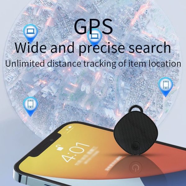 Global Positioning Pet Key Anti-Lost Device Smart Bluetooth GPS Locator (Black) - Image 3