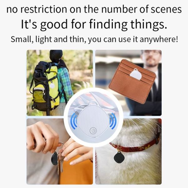 Global Positioning Pet Key Anti-Lost Device Smart Bluetooth GPS Locator (Black) - Image 4