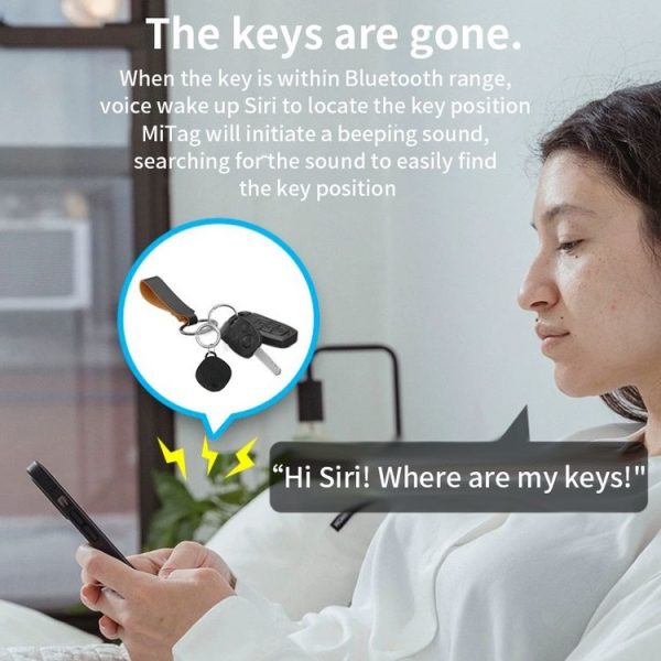 Global Positioning Pet Key Anti-Lost Device Smart Bluetooth GPS Locator (Black) - Image 5