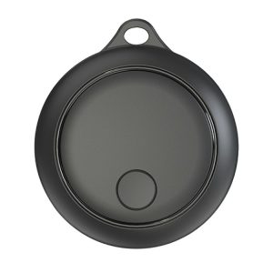 Global Positioning Pet Key Circular Anti-Lost Device Locator (Black)
