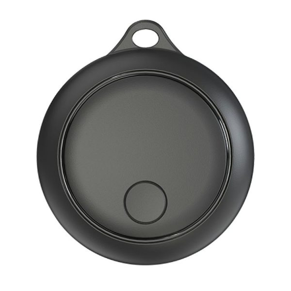 Global Positioning Pet Key Circular Anti-Lost Device Locator (Black)