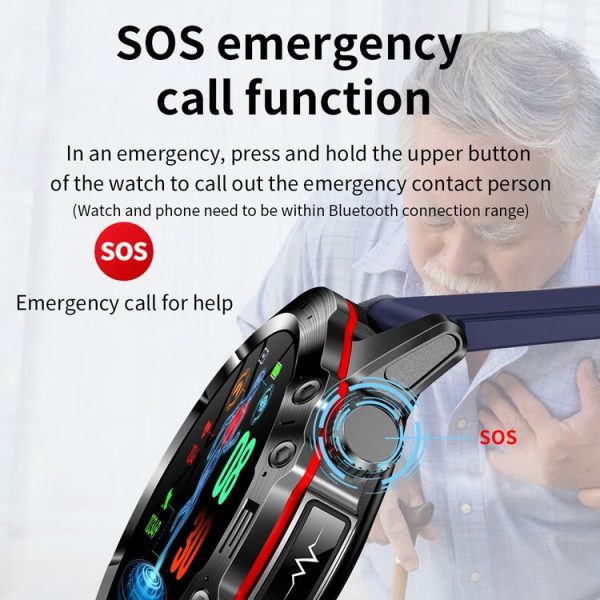 ET482 1.43 inch AMOLED Screen Sports Smart Watch Support Bluetooth Call / ECG Function (Black Silicone Band) - Image 15